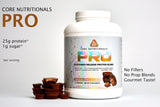 Core Nutritionals PRO Gourmet con enzimas digestivas y MCT para mejor absorción.