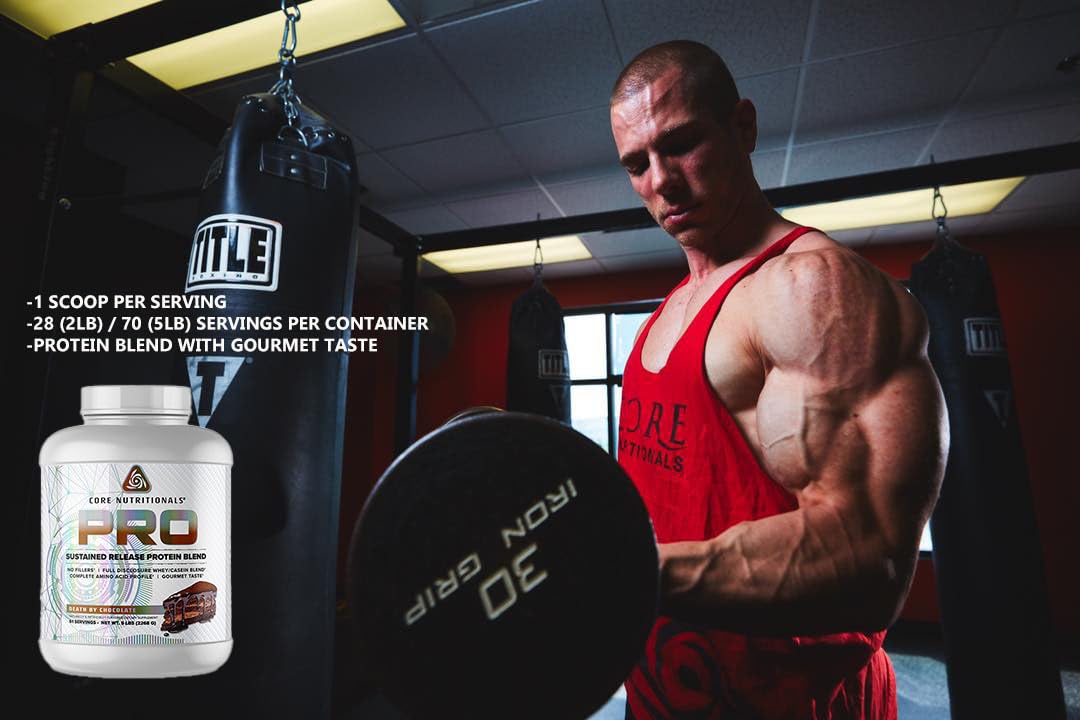 Core Nutritionals PRO Gourmet, proteína de liberación sostenida para uso diario.