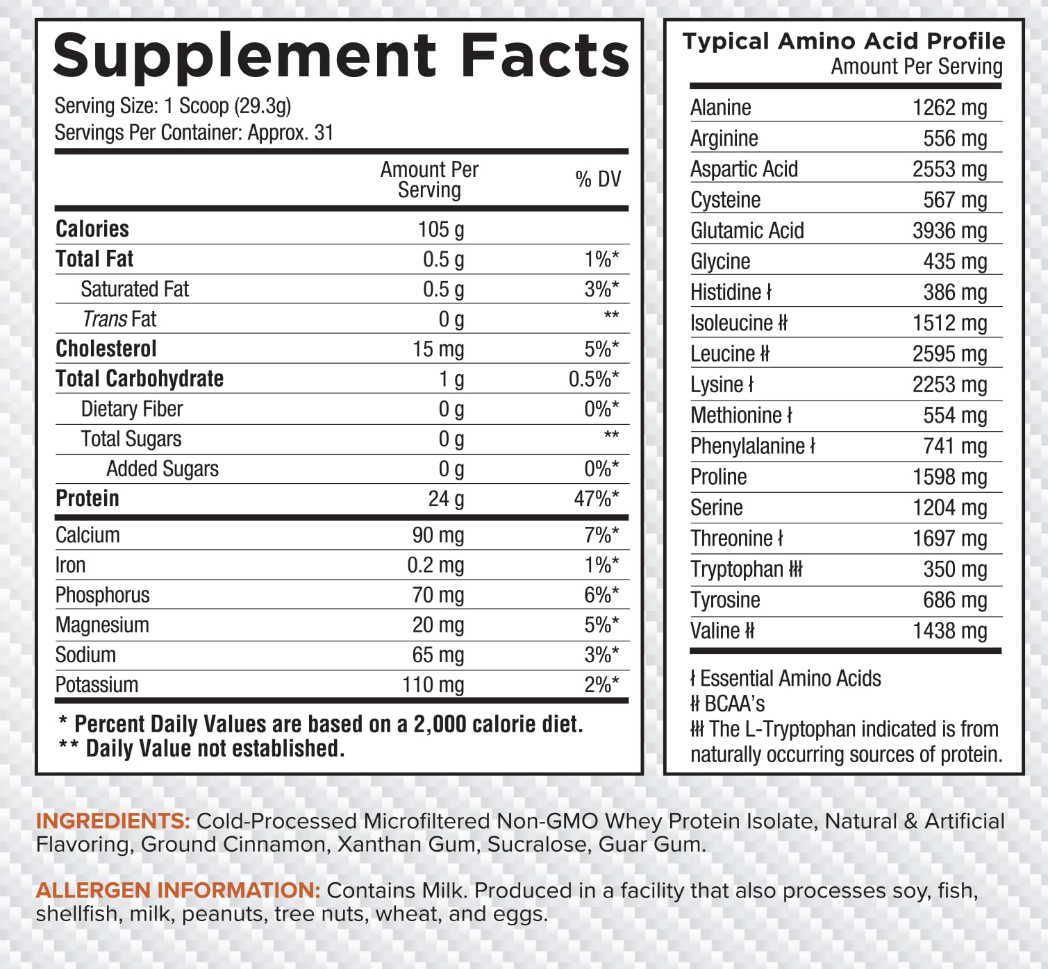 Core Nutritionals proteina aislada, medición precisa con cucharada para recetas rápidas.