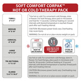 Core Products CorPak, exterior no frost, evita sudor y molestias en la piel.