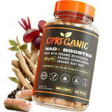 Coreganic Clean NAD+ botella frontal para energía diaria y enfoque estable.