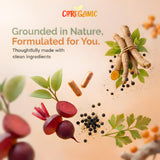 Cápsulas veganas de Coreganic Clean NAD+ listas para uso diario.
