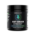 COREHEALTH sinergia intestino-cerebro: botella visible para equilibrio digestivo y bienestar emocional