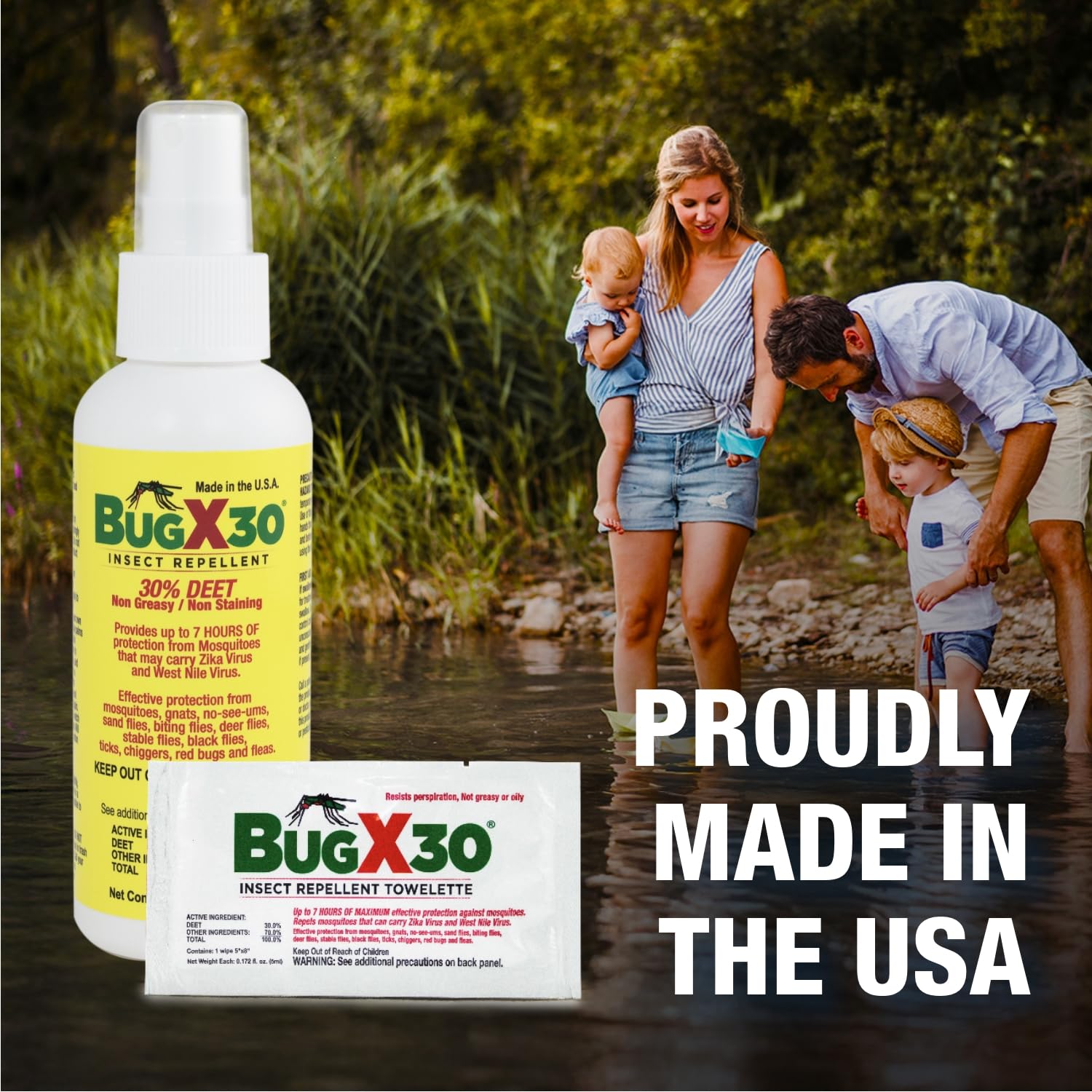 Botella CoreTex Bug X 30, 8oz, tamaño compacto para campamento y senderismo.