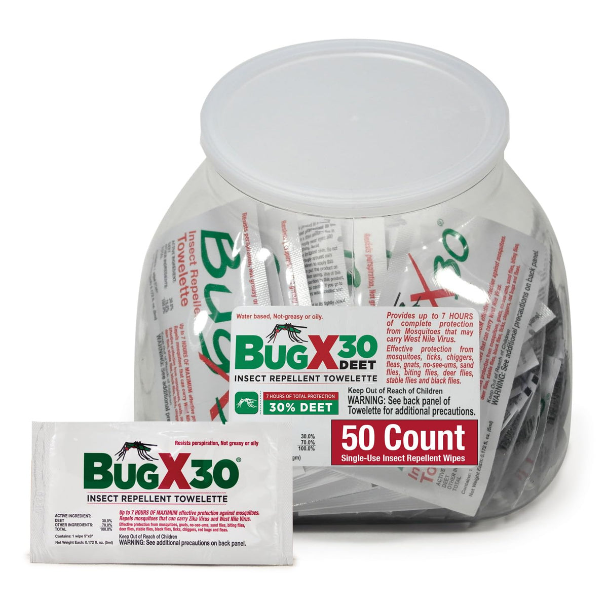 CoreTex Bug X 30, empaque individual para viaje y protección portátil