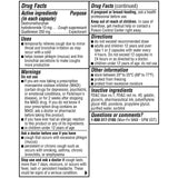 Coricidin HBP: etiqueta clara con indicaciones de uso seguro