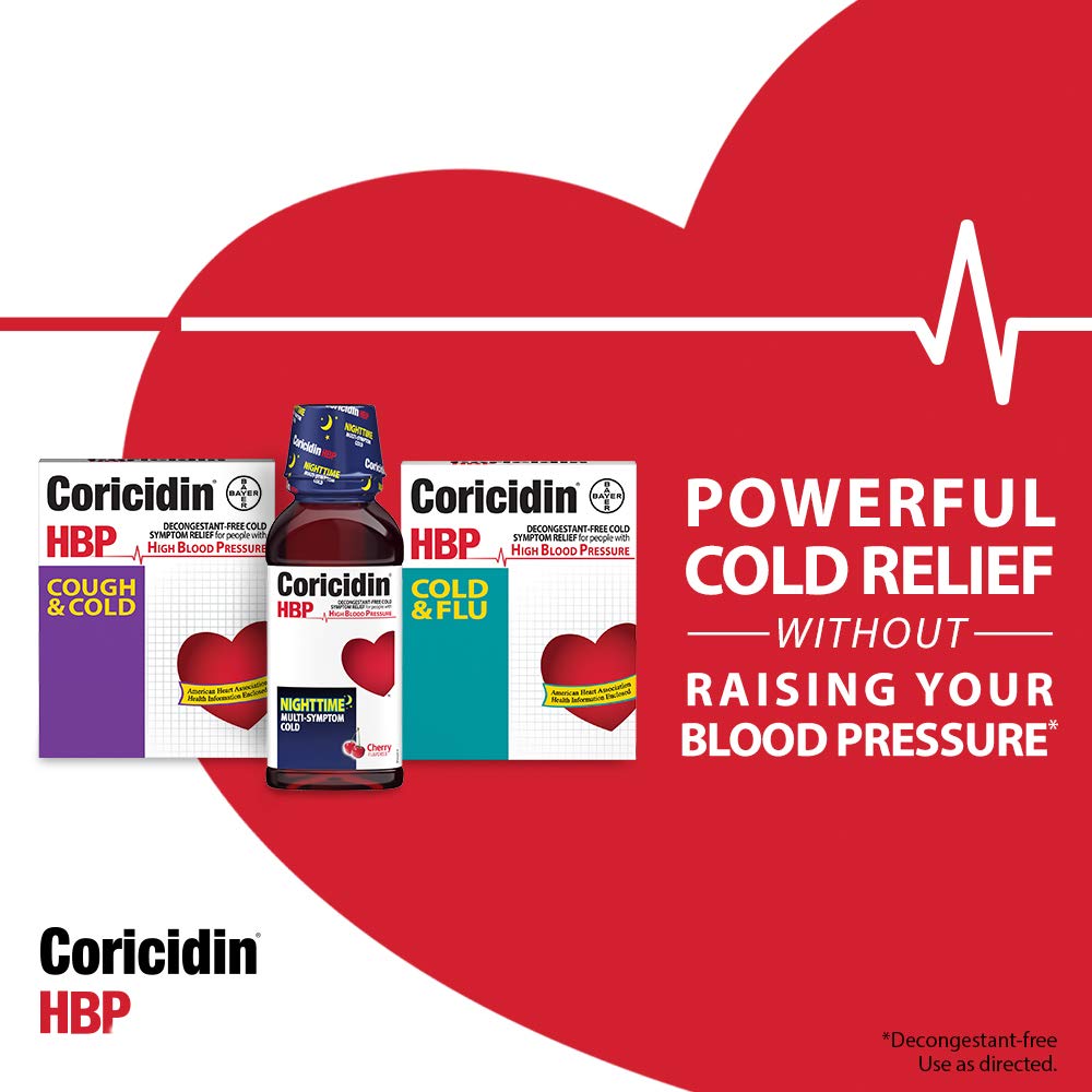 Empaque de Coricidin HBP Liqui-Gels listo para compra