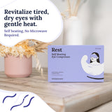 CorneaCare Rest: uso limpio sin toallas ni microondas