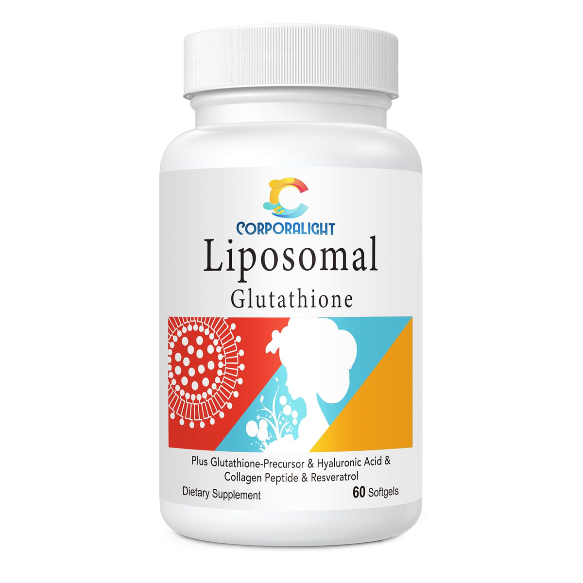 Corporallight glutation liposomal en cápsulas para mayor biodisponibilidad diaria.