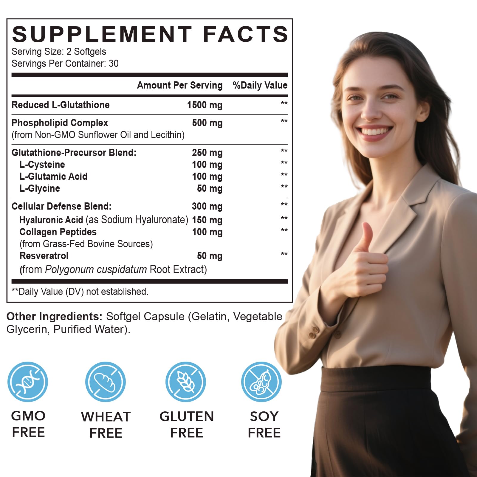 Corporallight glutation liposomal con entrega avanzada, mejor absorcion.
