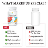 Corporallight glutation liposomal sin gluten para dietas sensibles.
