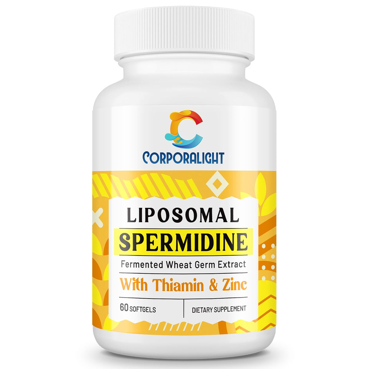 CORPORALIGHT Spermidina 30mg cápsula blanda, bote de 60 cápsulas, apoya renovación celular.