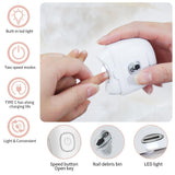 Cortauñas eléctrico para bebés, seguro y suave para uñas delicadas.