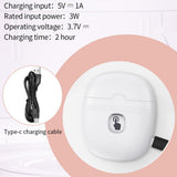 Cortauñas eléctrico para manicura y pedicura en casa.