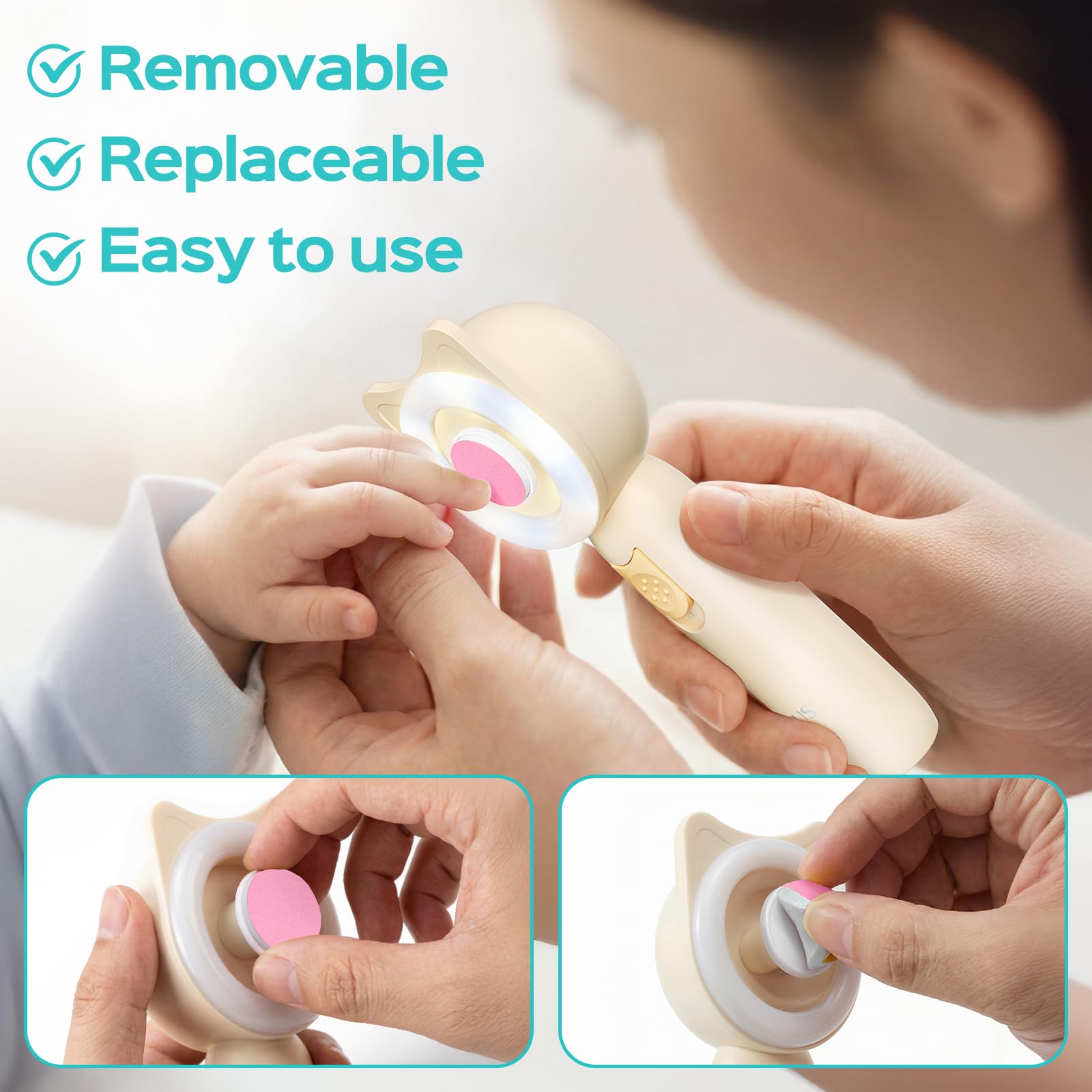 COSLUS C50 kit de repuestos para lijado y lustrado, fácil de usar