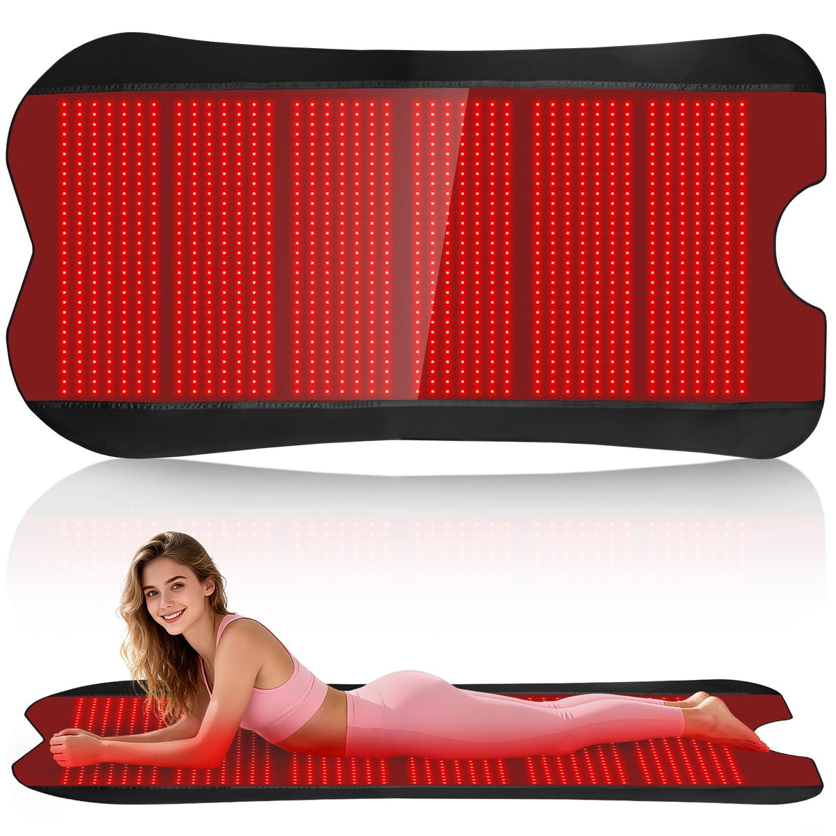 Cosnyu manta terapia luz roja grande para cobertura total en casa