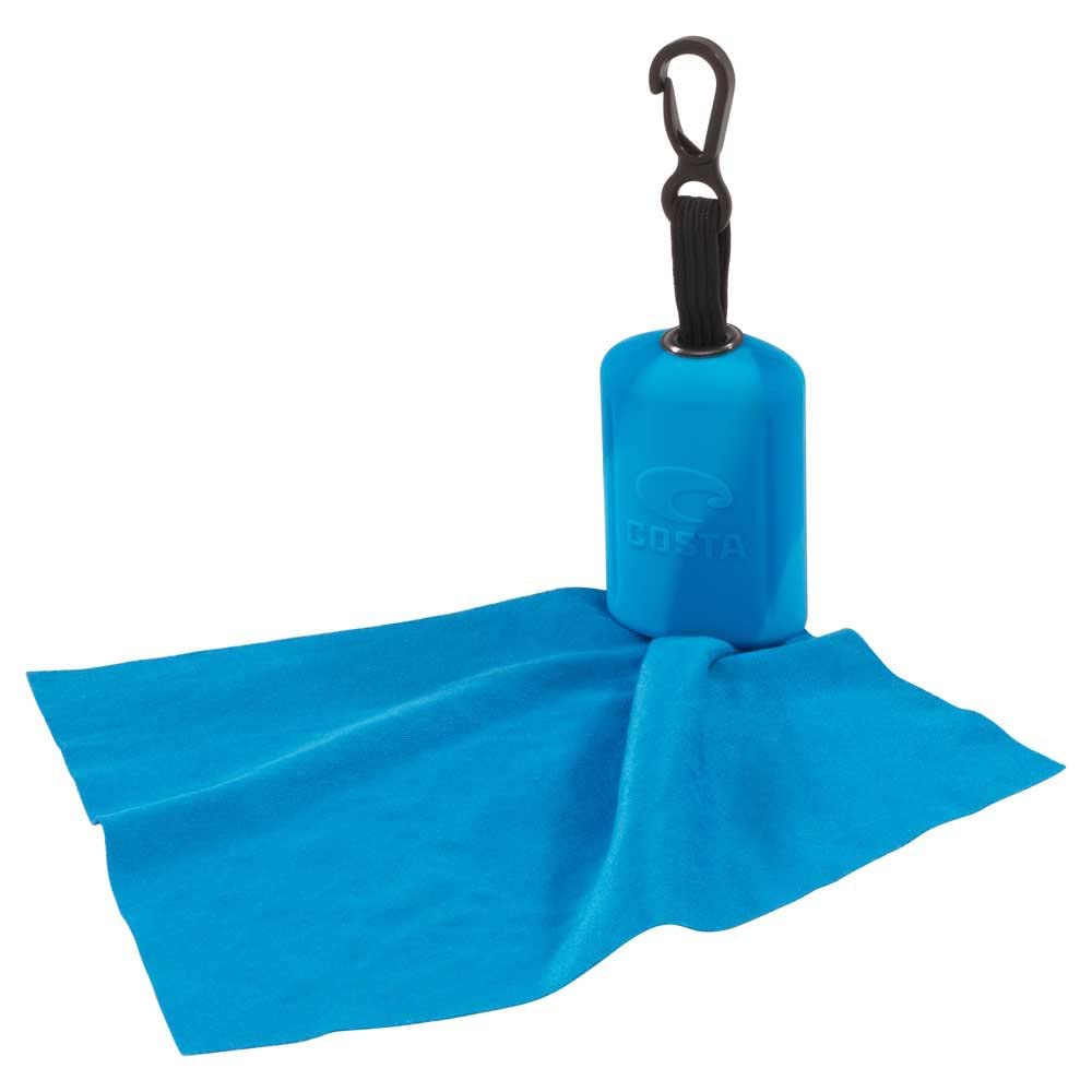Costa Hermit paño azul, paño suave para limpiar lentes sin rayarlas.