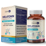 Cosynee Life Melatonina 5mg con magnesio en cápsulas, botella para dormir mejor