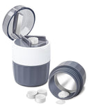 Cotatoc 3 en 1: trituradora de pastillas con cabezal de acero inoxidable para polvo limpio.