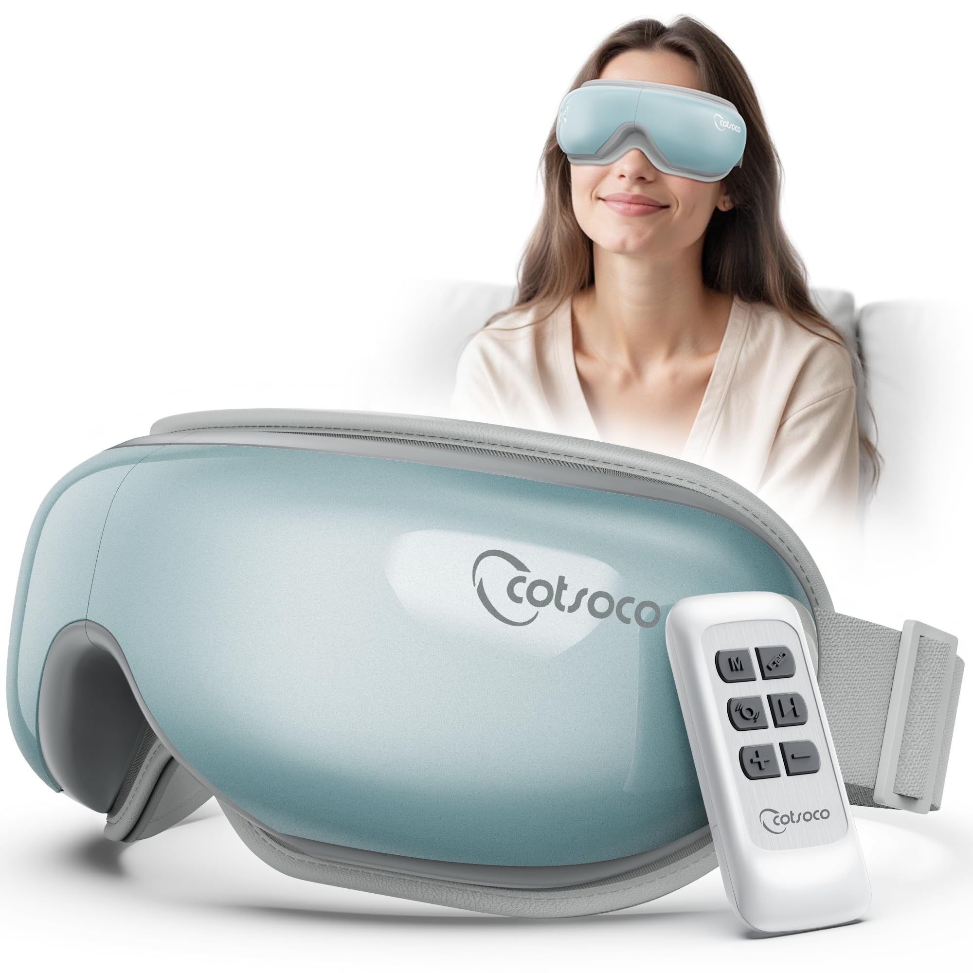 Masaje ocular Cotsoco con calor y compresión para ojos cansados