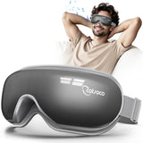 Masajeador ocular Cotsoco con calor y Bluetooth para relajación ocular.