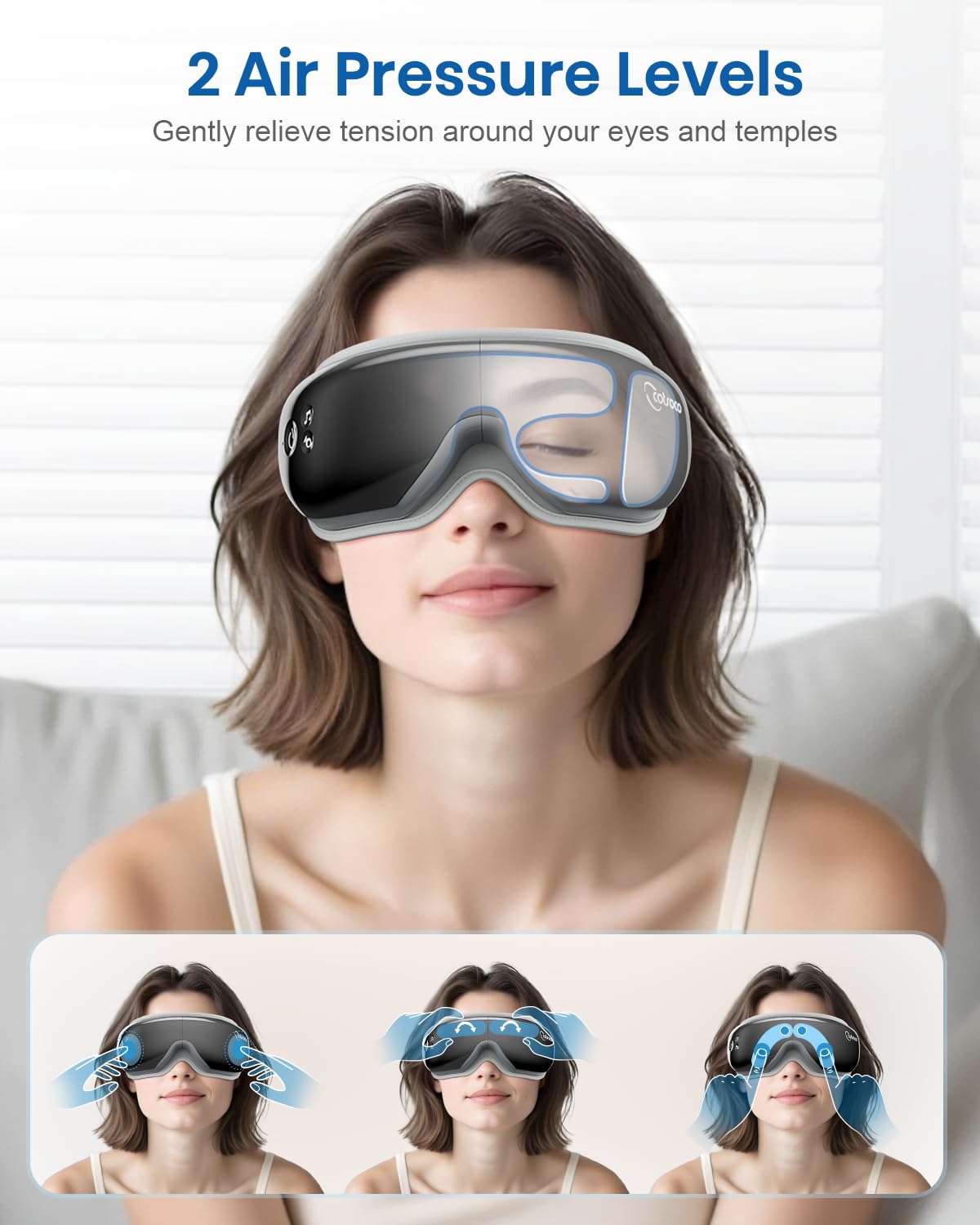 Cotsoco Masajeador con vibración suave para relajación rápida después del trabajo.