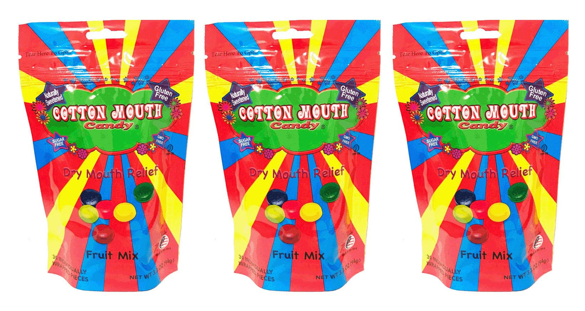 Cotton Mouth Candy envase reutilizable para llevar contigo
