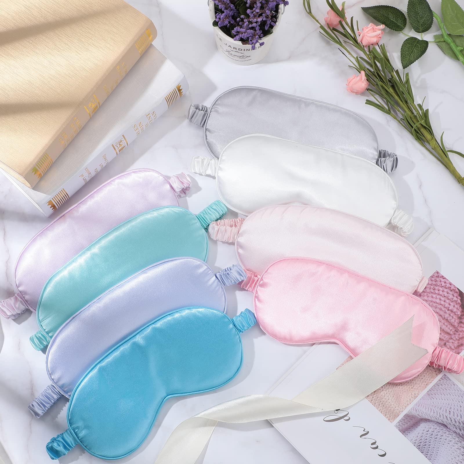 Coume mascarilla de seda, ligera y portátil para dormir en casa o viaje