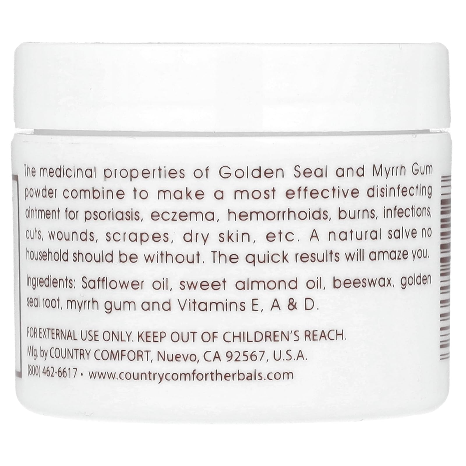 Country Comfort: ingredientes naturales para piel sensible y seca.
