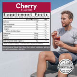 Cuchara medidora de Country Farms Bountiful Beets Powder para mezclar en batidos o agua.