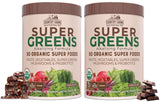 Country Farms Super Greens Chocolate: sabor chocolate y bote, energía sostenida para la mañana.