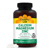 Country Life calcio-magnesio-zinc botella: soporte óseo diario