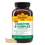 Country Life Coenzyme B-Complex: botella para apoyo de energía diaria y metabolismo.