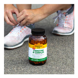 Country Life Coenzyme B-Complex: empaque reciclable demuestra compromiso ético.