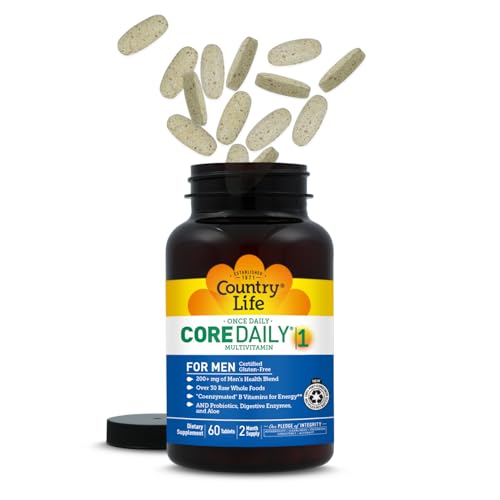 Core Daily-1 con probióticos para una digestión equilibrada en hombres.