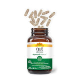 Country Life Gut Connection, toma diaria de 4 cápsulas para soporte digestivo y regularidad.