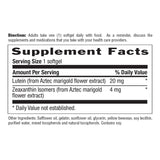 Country Life Lutein 20 mg caja empaque: presentación práctica para uso diario.