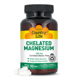 Country Life magnesio quelado 250 mg tabletas: apoyo a la función muscular