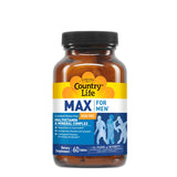 Country Life Max para Hombres, caja del producto para almacenamiento cómodo.