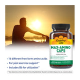 Country Life Maxi-Amino Caps cápsulas vegetarianas para dieta vegetariana.