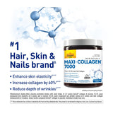 Country Life Maxi-Collagen 7000 mezclado en bebida, se disuelve con facilidad