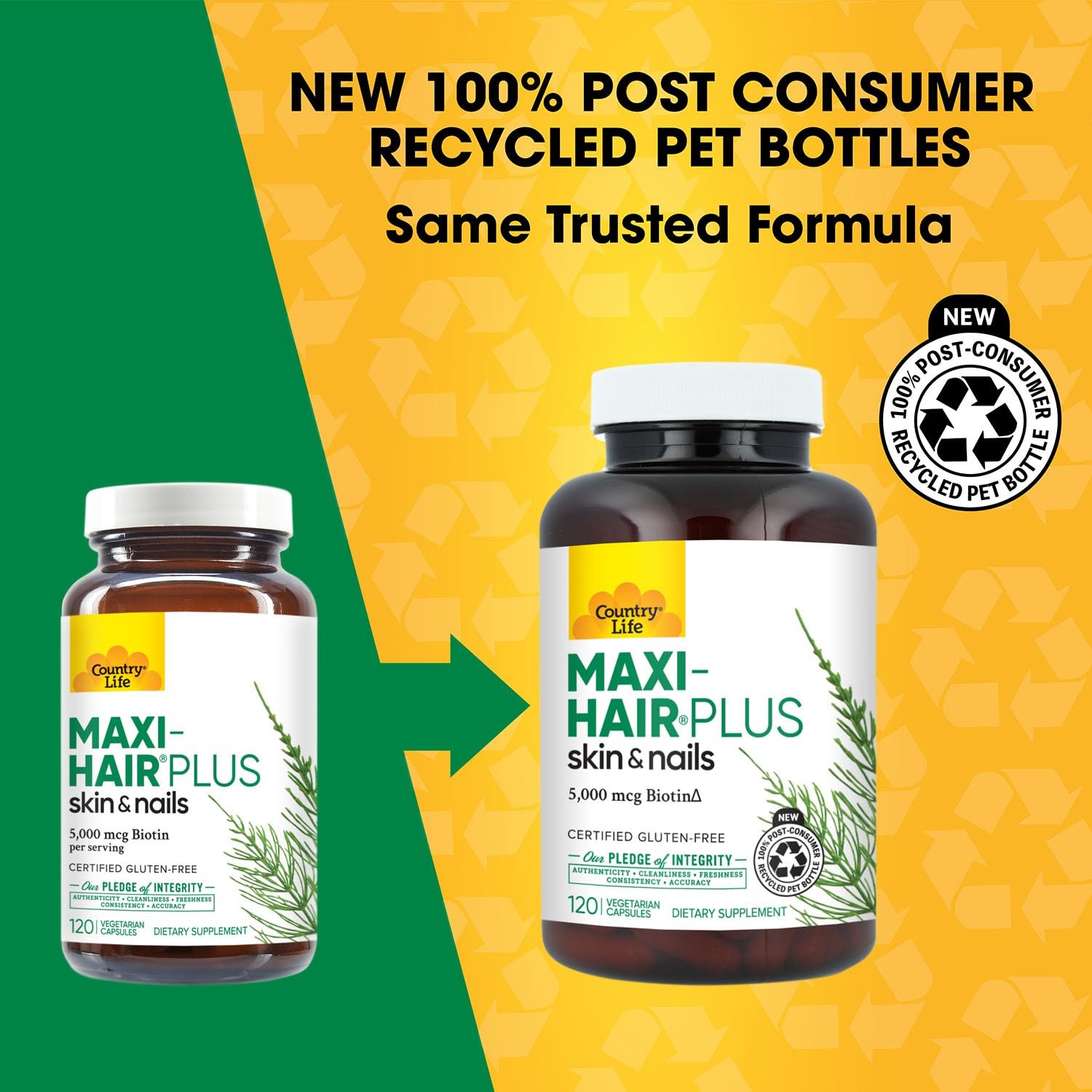 Cápsulas Maxi-Hair Plus Biotin, fáciles de incorporar en la rutina diaria.