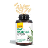 Country Life Maxi-Hair Plus Biotin: ingredientes clave Biotina y MSM.