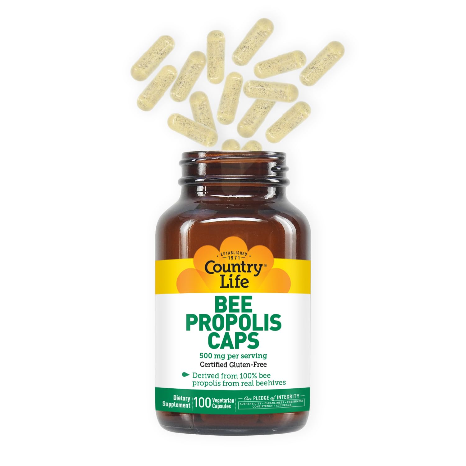 Country Life Propóleo 500 mg cápsulas: certificaciones y trazabilidad