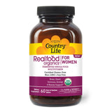 Country Life Realfood Organics multivitamínico femenino, cápsula para energía diaria