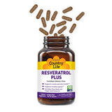 Country Life Resveratrol Plus: extractos de pino y semilla de uva para antioxidantes.