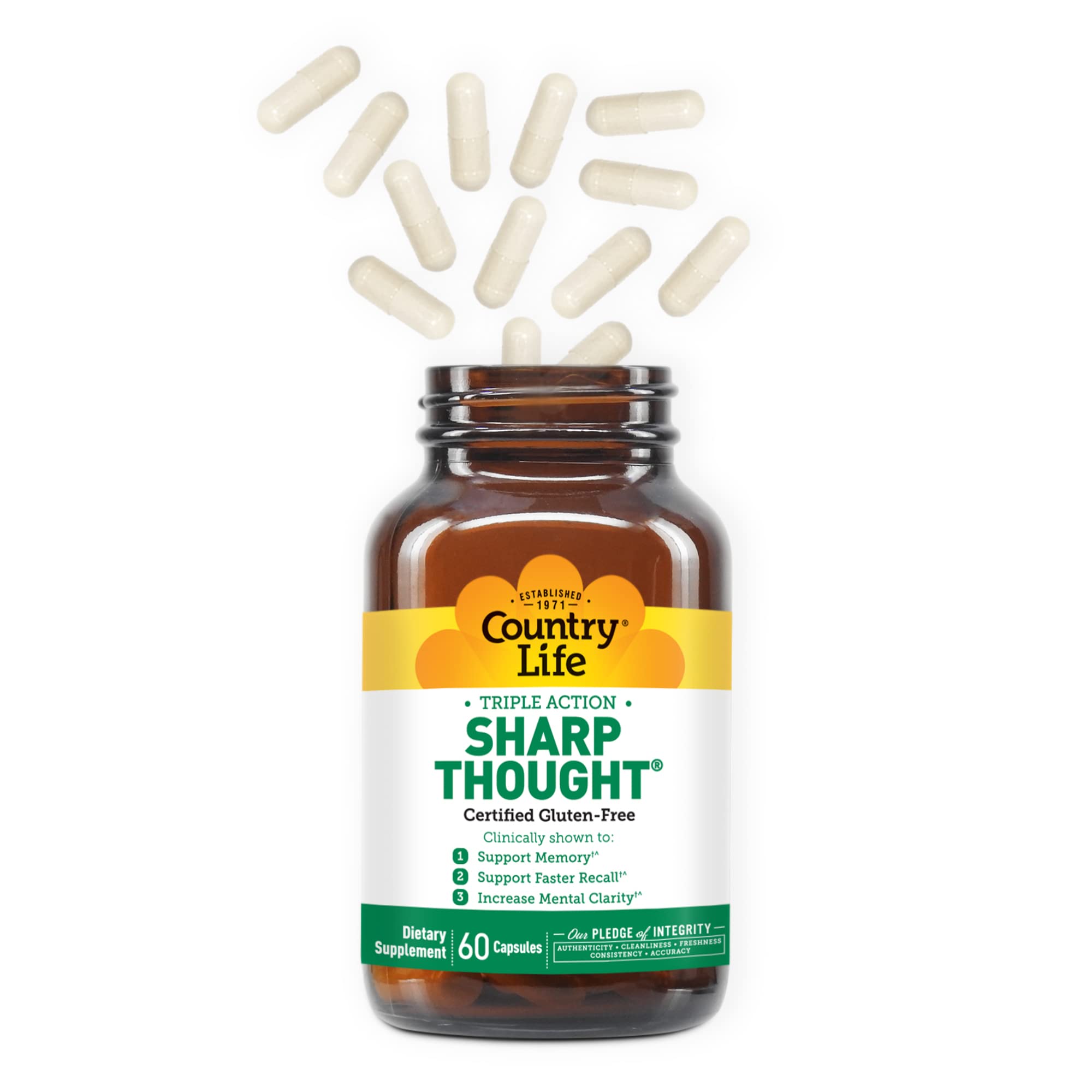 Country Life Sharp Thought: DHA y PS Gold para apoyar la memoria