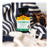Country Life Vitamina D3, información de origen en EE. UU.