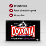 Covonia Berry Blast doble mitades, primer plano, para sabor afrutado.