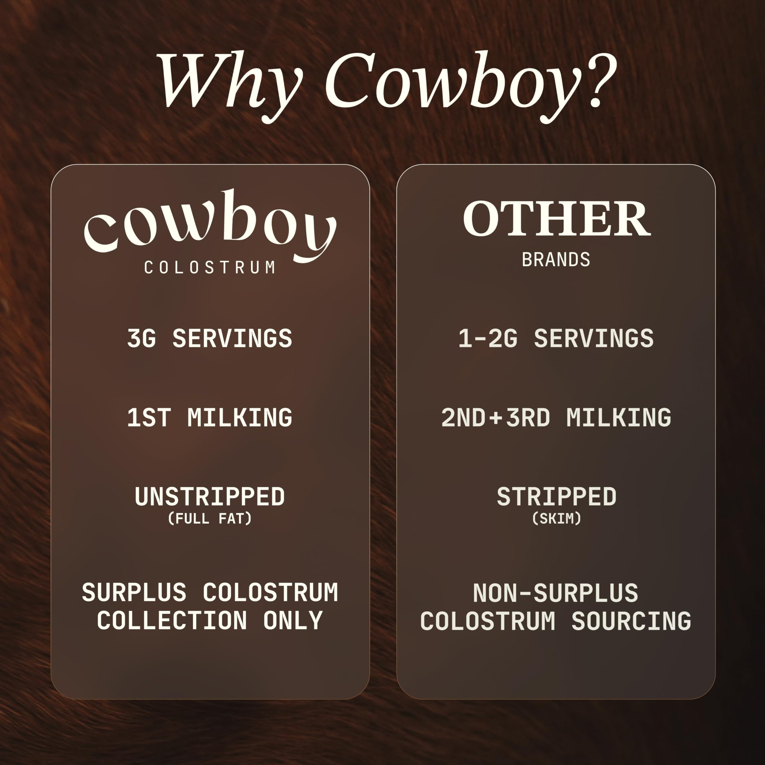 Mezcla fácil de Cowboy Colostrum en agua para inicio rápido.